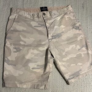 American Eagle Prep Camo Shorts